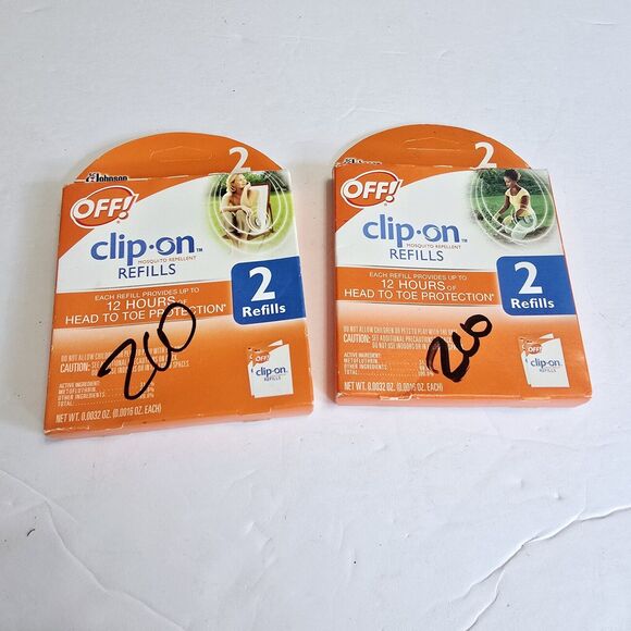 OFF Mosquito Repellent CLIP ON Fan plus Refills Total NEW - Picture 3 of 9